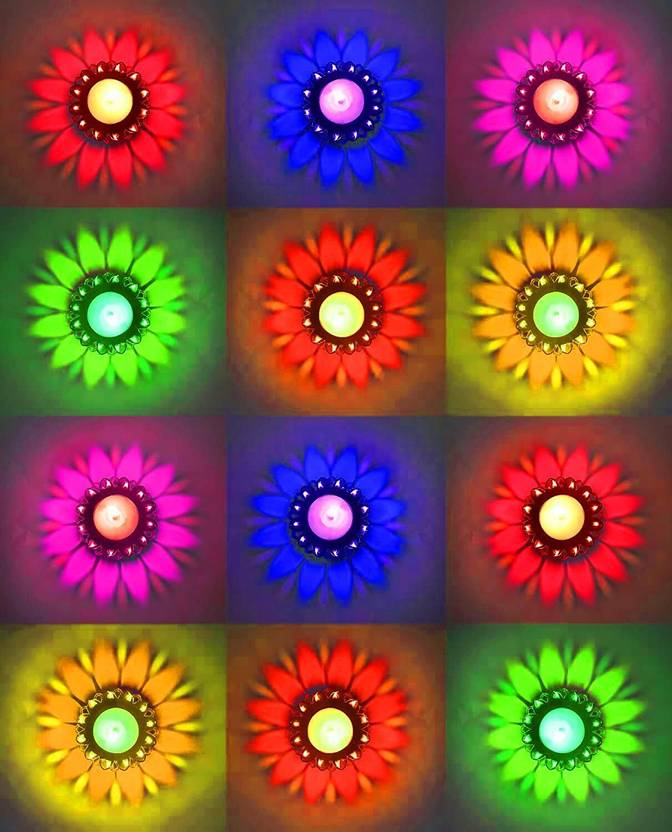 Set Of 12 Reflection diya